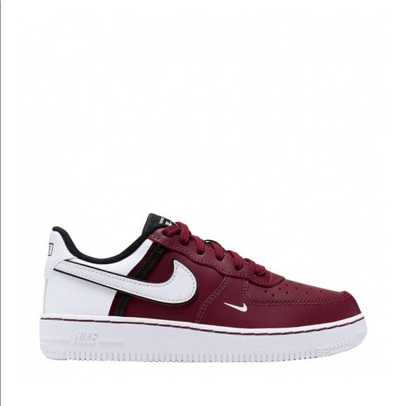 air force 1 burgundy and white